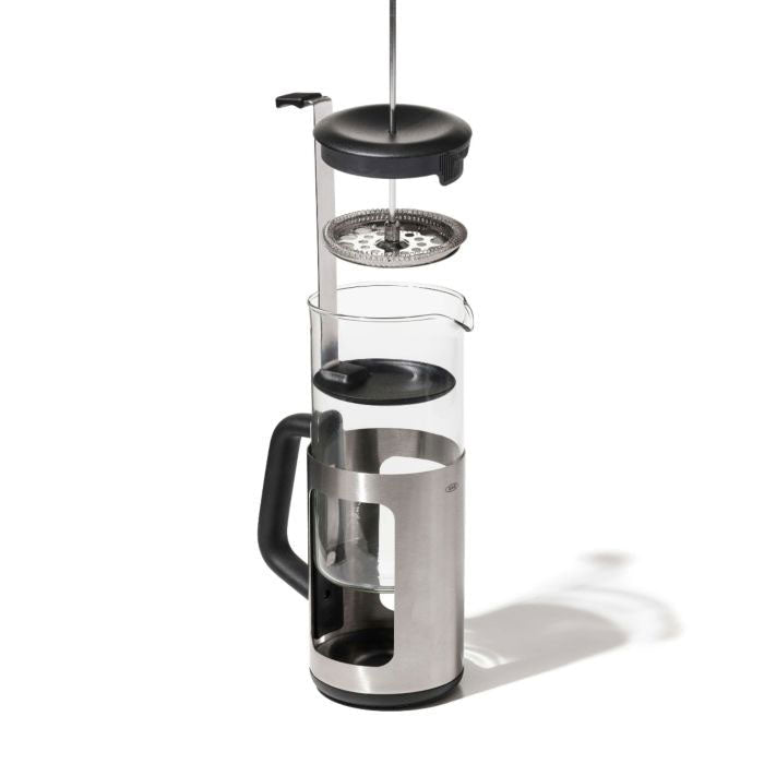 OXO 8-Cup French Press with Grounds Lifter - Heroes Rise Coffee Company