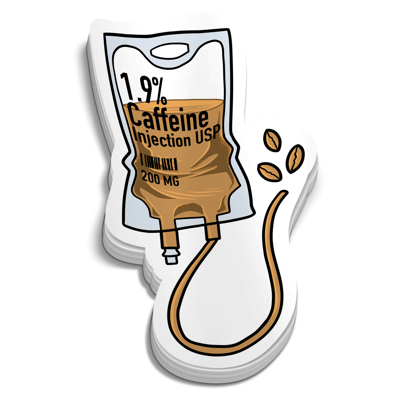 Powered by Drip Coffee Sticker - Heroes Rise Coffee Company