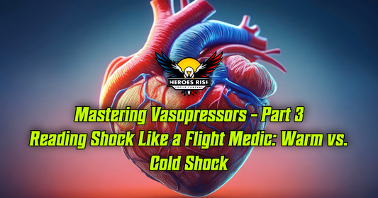 Mastering Vasopressors – Part 3 Reading Shock Like a Flight Medic: Warm vs. Cold Shock
