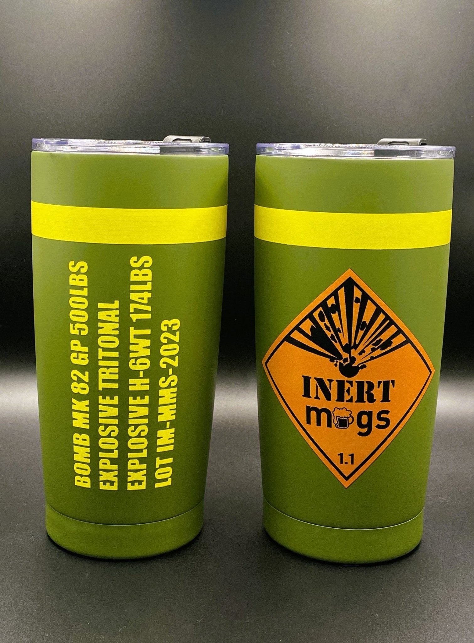20z Bomb Tumbler - Inspired by the Strength of a 500lb Giant - Heroes Rise Coffee Company