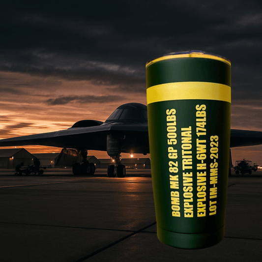 20z Bomb Tumbler - Inspired by the Strength of a 500lb Giant - Heroes Rise Coffee Company