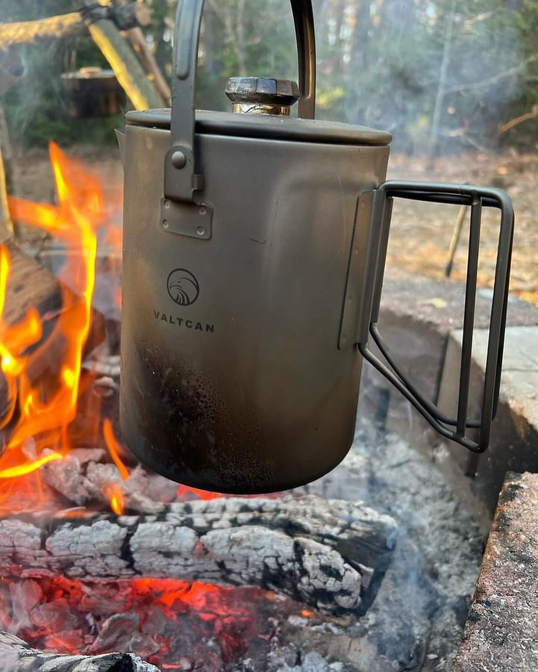Titanium Coffee Percolator Taste Coffee, Not Metal · 1.5L · 6 Cups · 395g Ultralight