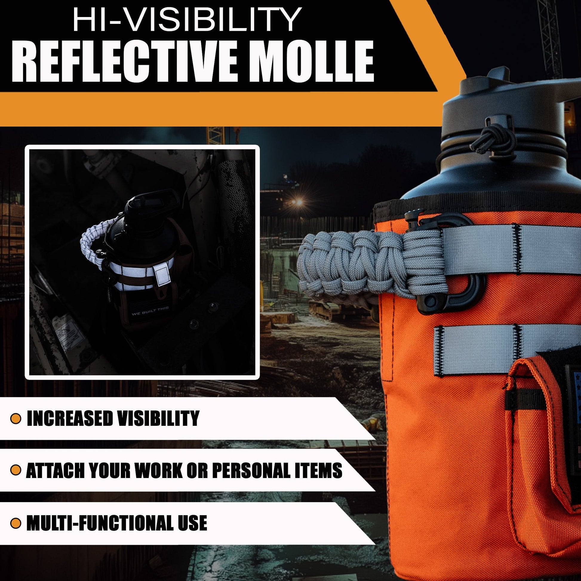 64oz Iron Workforce Bottles - Heroes Rise Coffee Company