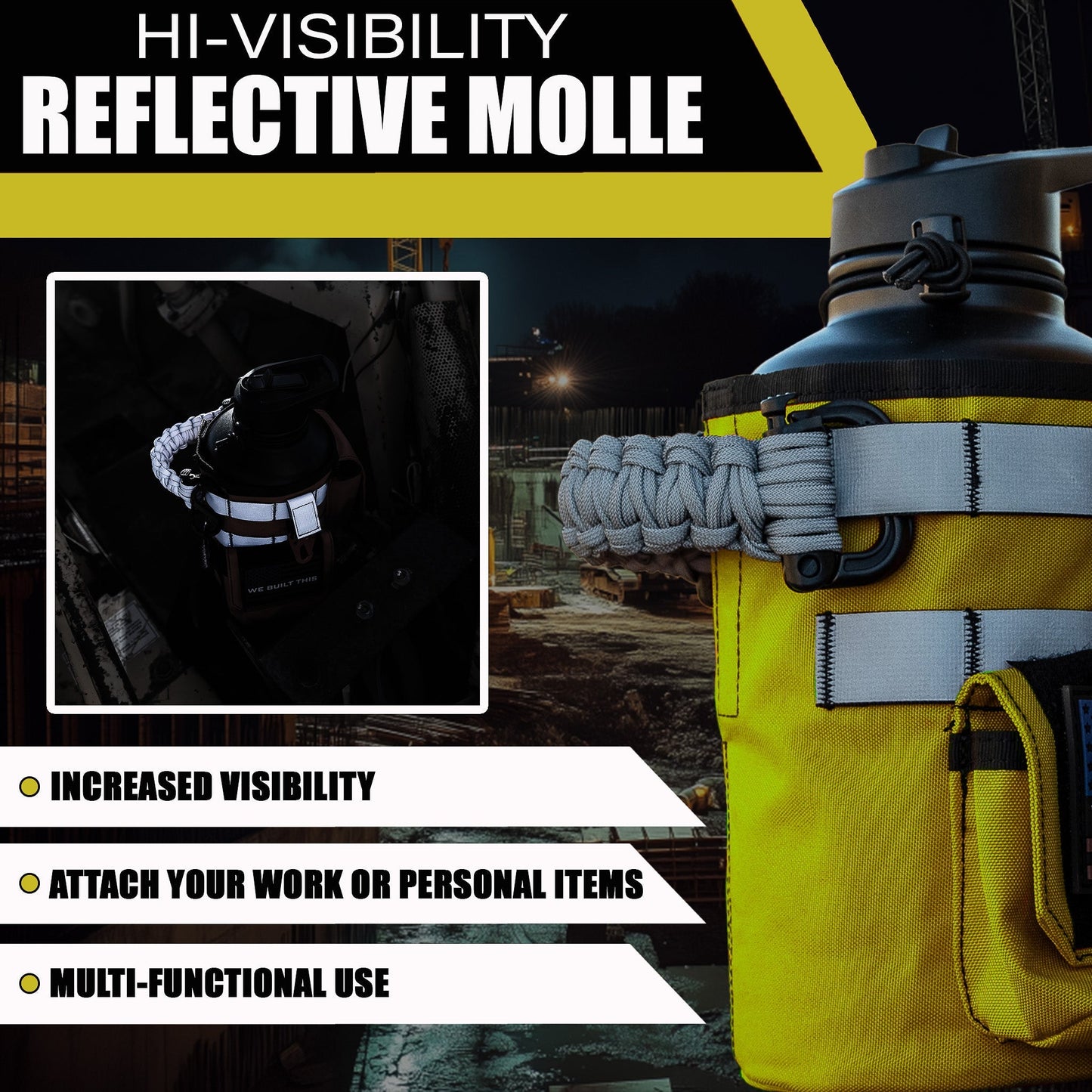 64oz Iron Workforce Bottles - Heroes Rise Coffee Company