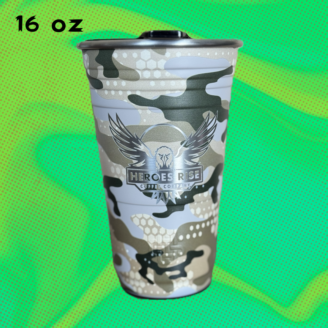 Tan Camo Wylde Tumbler