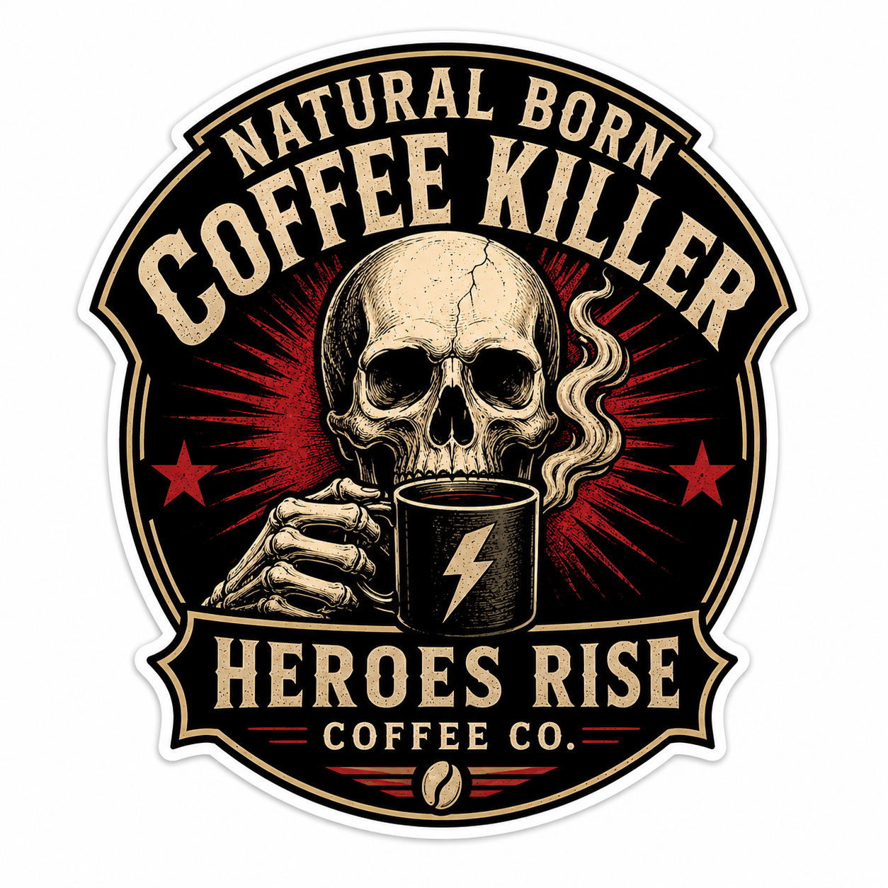 Coffee Killer Sticker