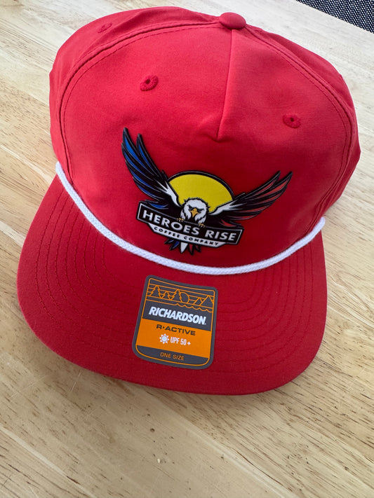 Red Full Color Logo Hat