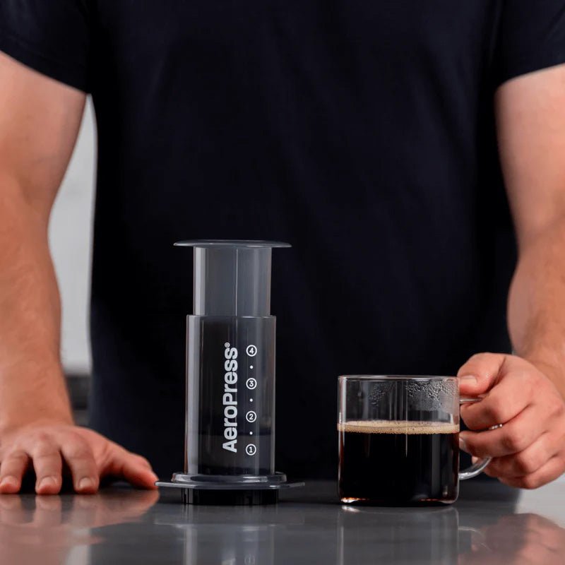 AeroPress Coffee Maker - The Original 3-in-1 Coffee Brewer for Home, Travel & Adventure - Heroes Rise Coffee Company