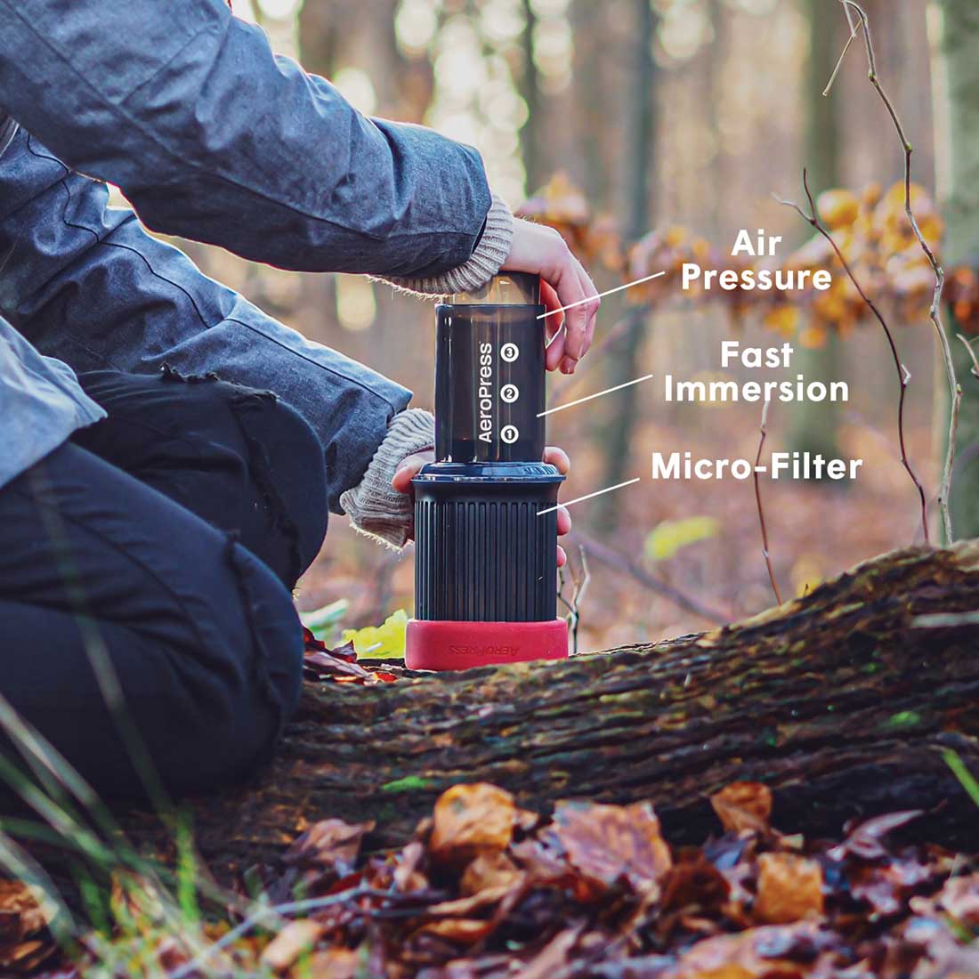 AeroPress Go Coffee Maker - Heroes Rise Coffee Company