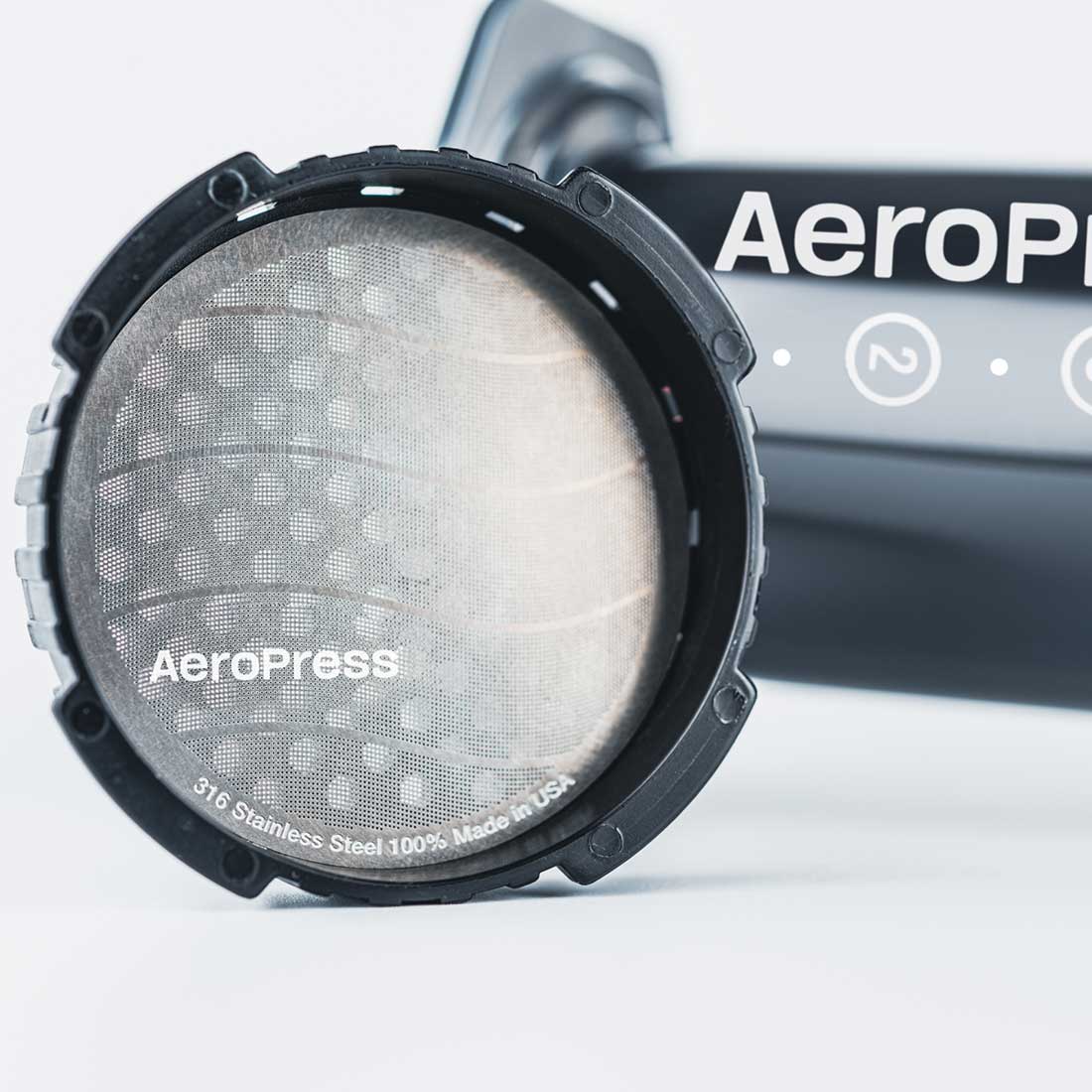 AeroPress Standard Stainless Steel Reusable Filter - Heroes Rise Coffee Company