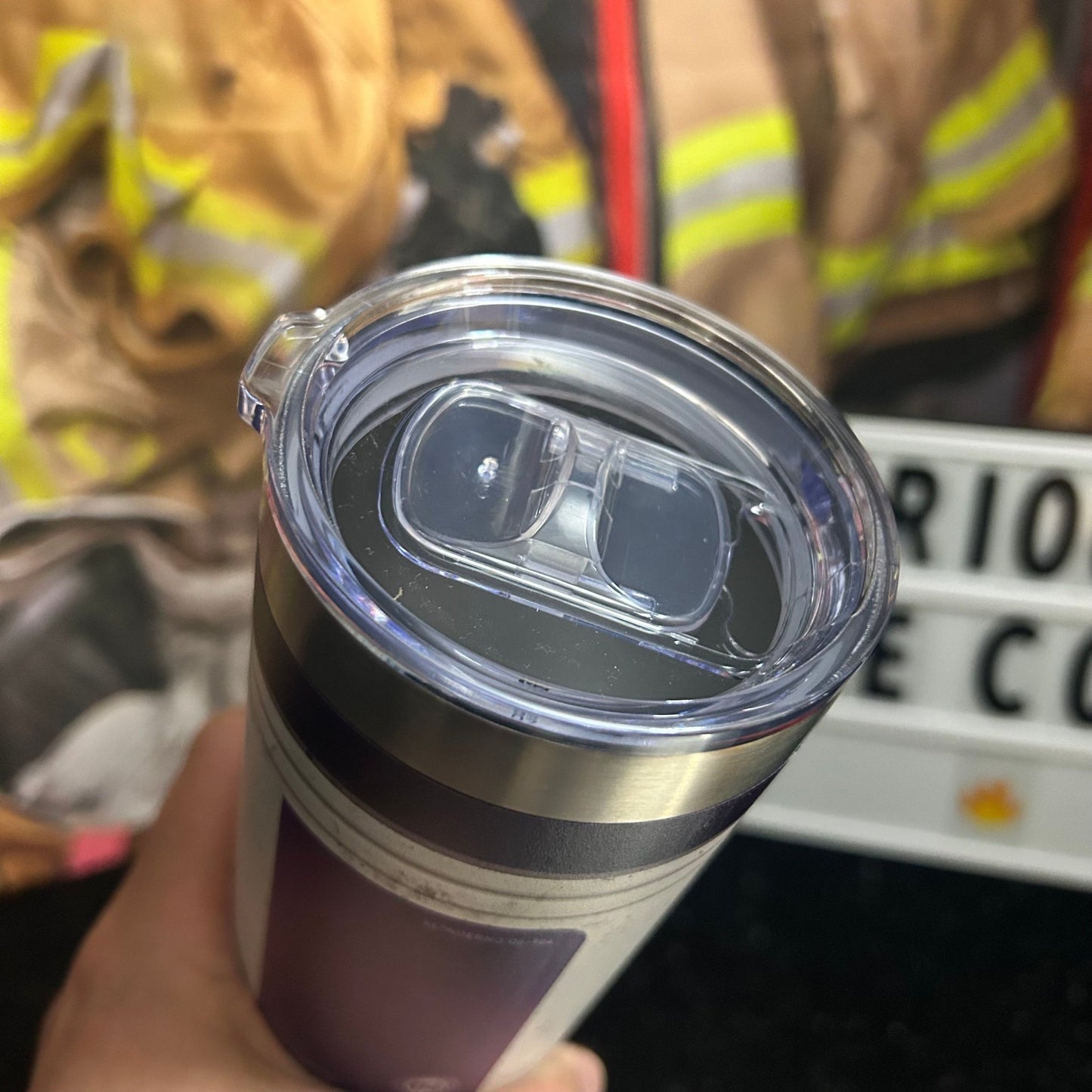 Disinfecting Purple Wipes Tumbler - Heroes Rise Coffee Company