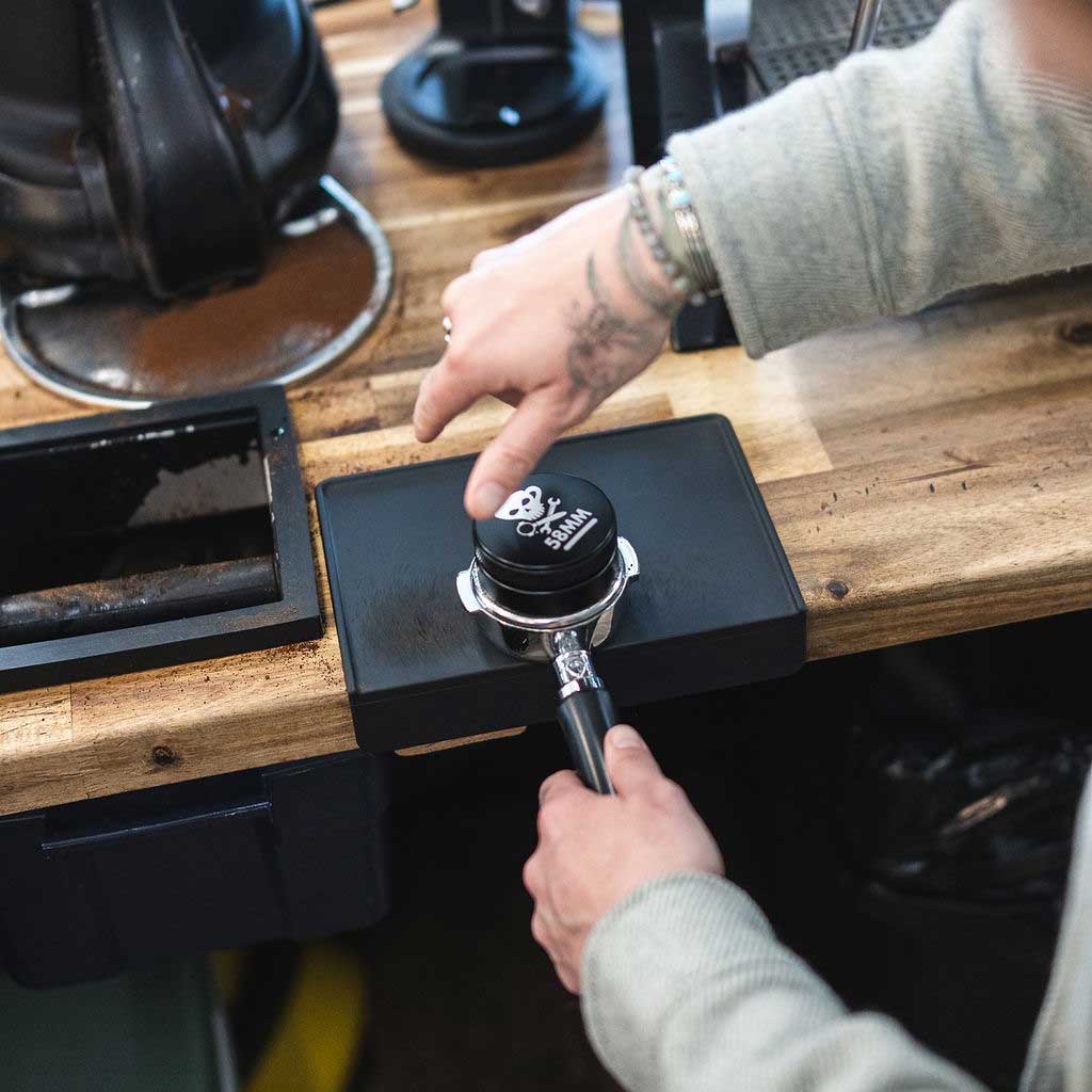 Espresso Distribution Tool & Leveler - Black, 58mm - Heroes Rise Coffee Company