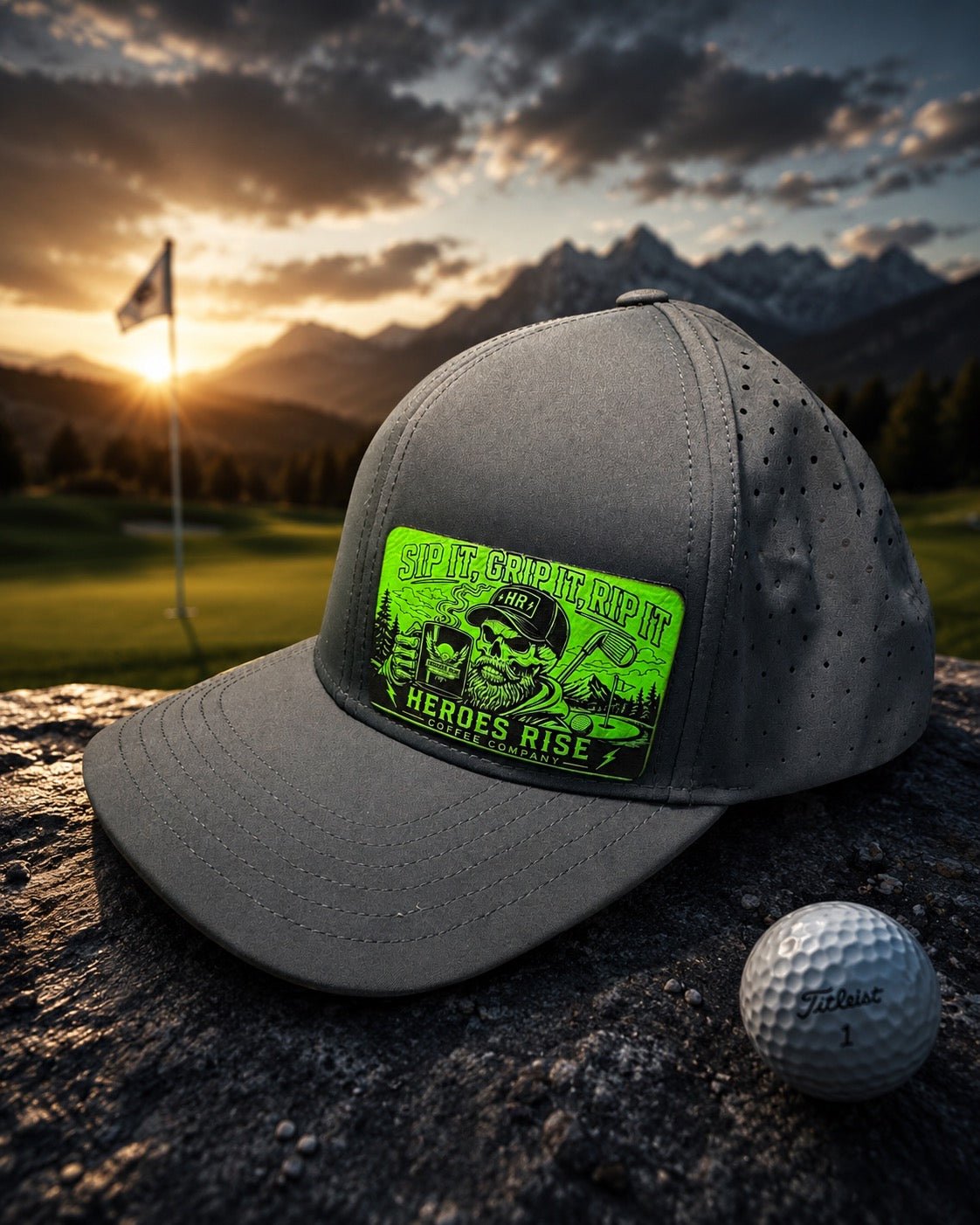 HRCC Golf Squad Hat - Heroes Rise Coffee Company