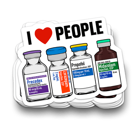 I LOVE PEOPLE Sticker - Heroes Rise Coffee Company