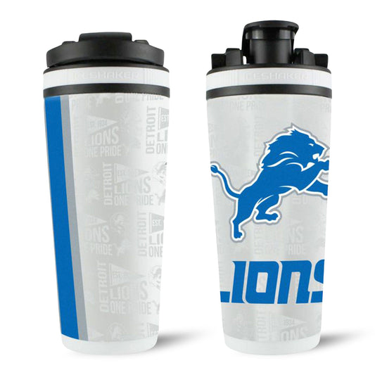 Officially Licensed Detroit Lions 4D Ice Shaker - Heroes Rise Coffee Company