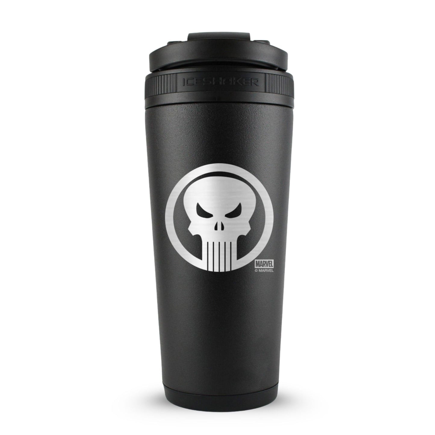 Officially Licensed Marvel The Punisher 26oz Ice Shaker - Heroes Rise Coffee Company