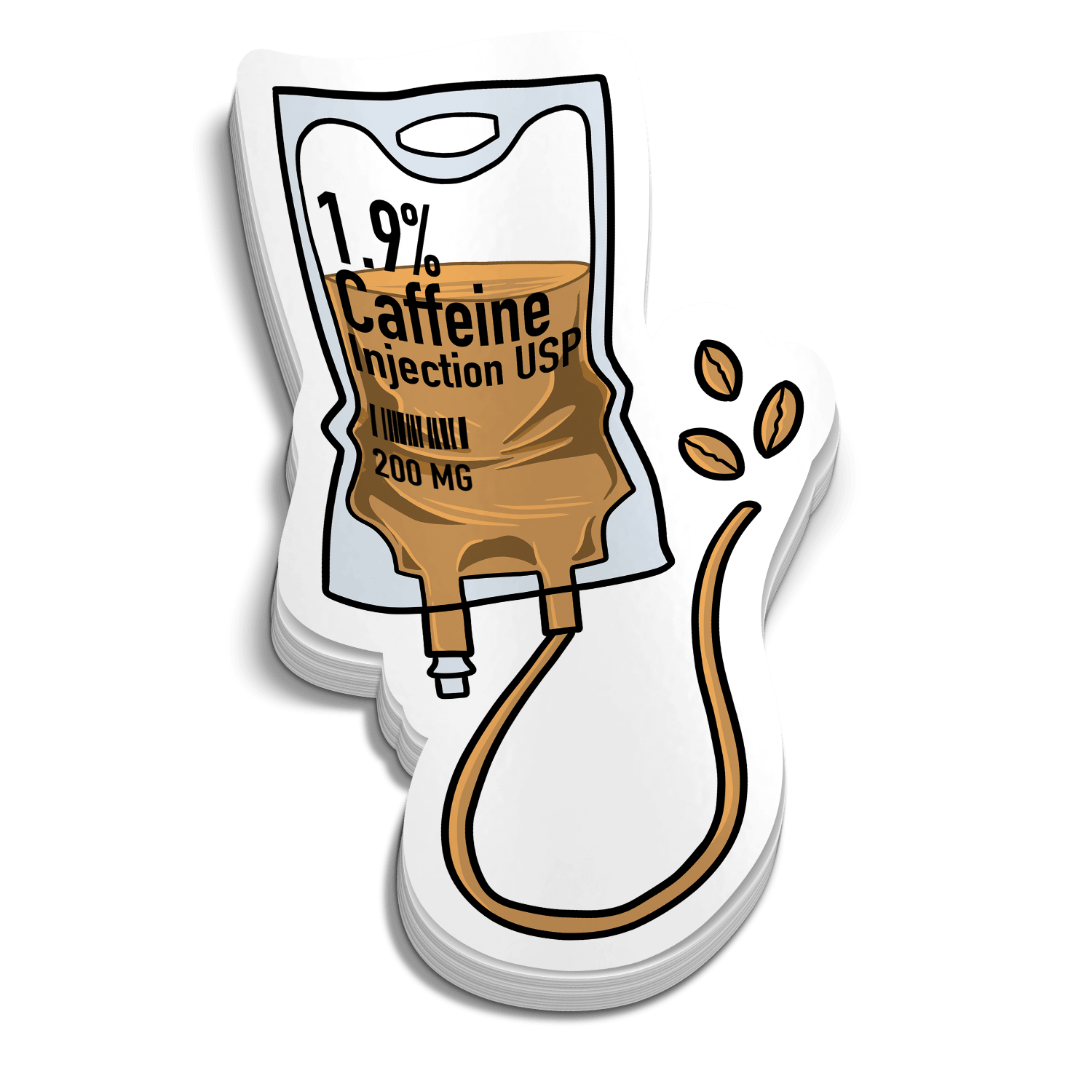 Powered by Drip Coffee Sticker - Heroes Rise Coffee Company