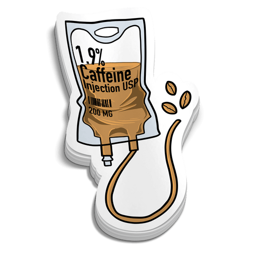 Powered by Drip Coffee Sticker - Heroes Rise Coffee Company