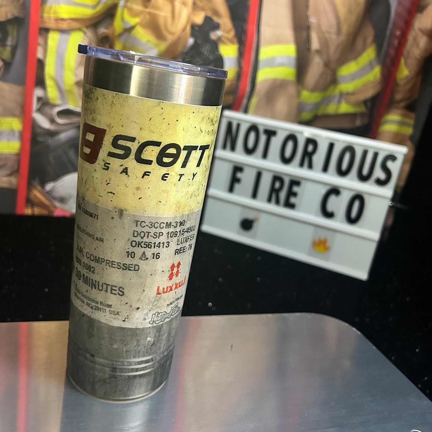 SC8TT Safety Stainless Steel Tumbler - Heroes Rise Coffee Company