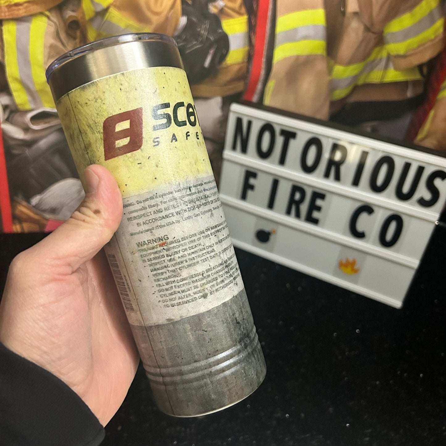 SC8TT Safety Stainless Steel Tumbler - Heroes Rise Coffee Company