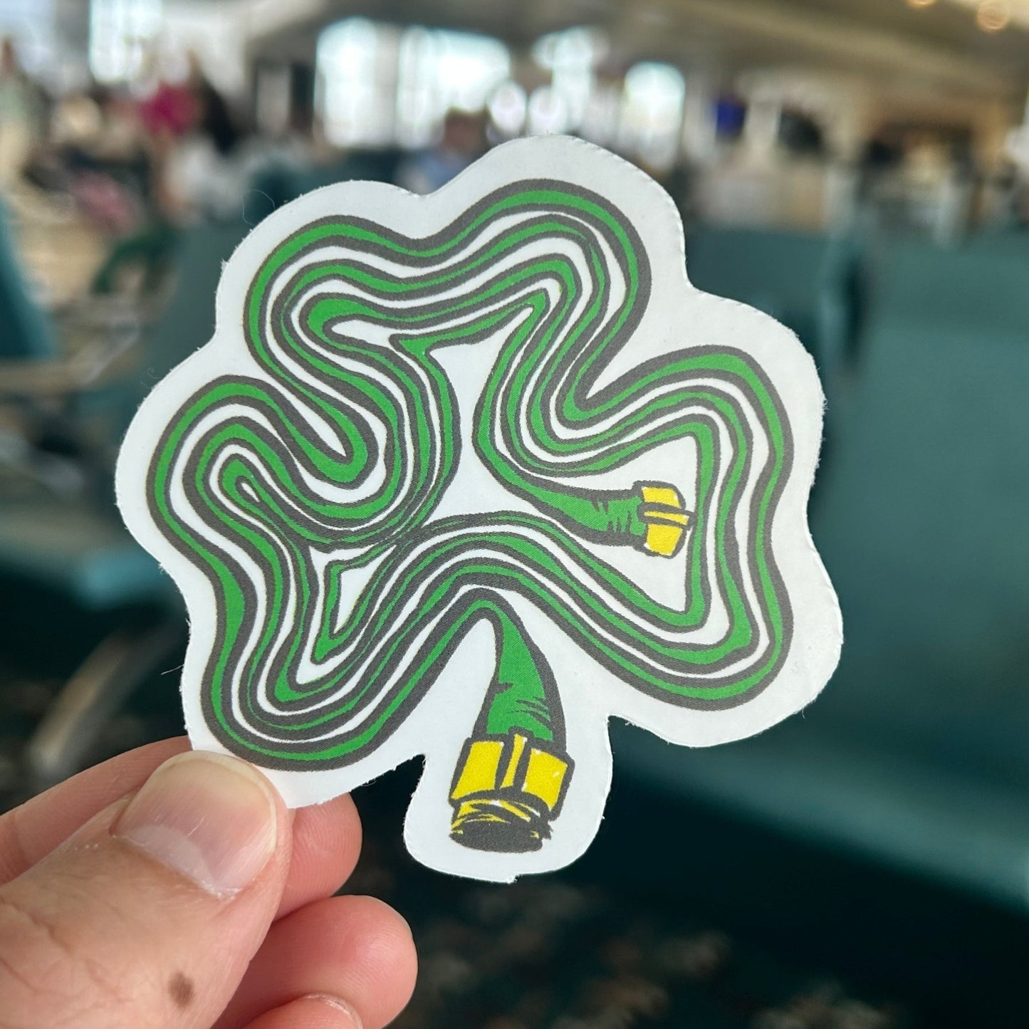Shamrock Hose Sticker - Heroes Rise Coffee Company