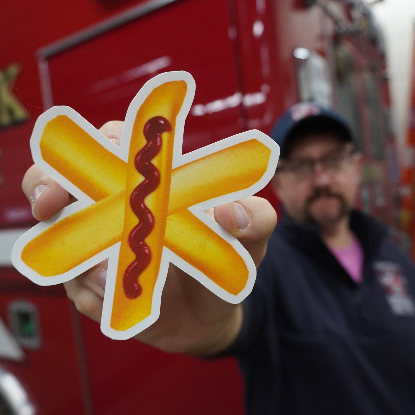 Star of "French Fries" Life Sticker - Heroes Rise Coffee Company