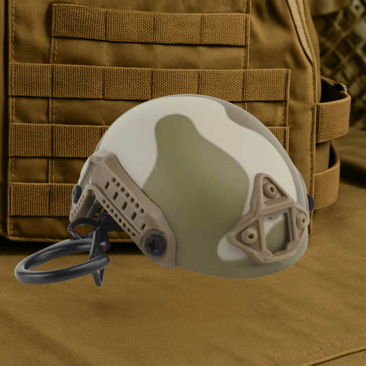 Tactical Helmet Bottle Opener Keychain - Pop Smoke Edition - Heroes Rise Coffee Company