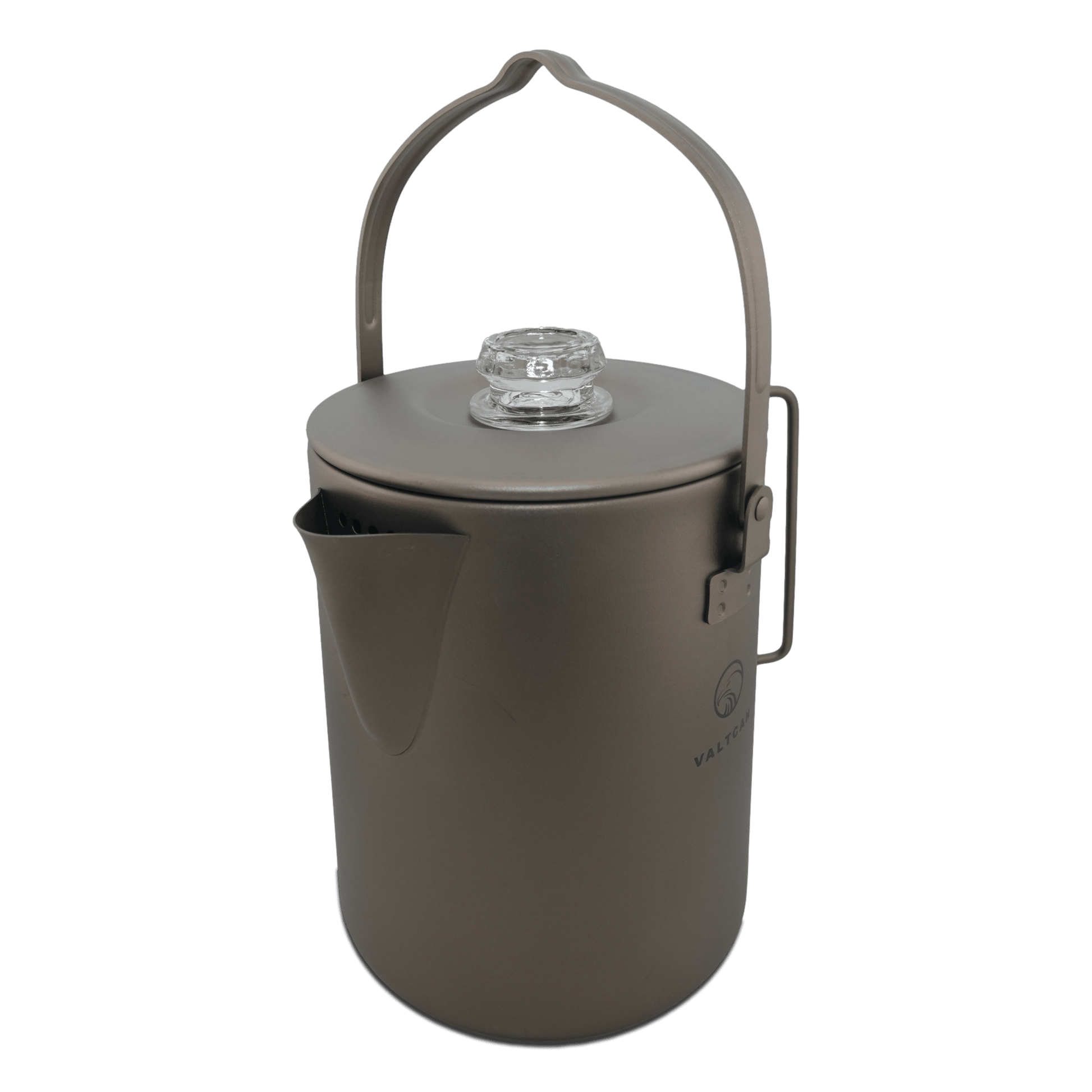 Titanium Coffee Percolator Taste Coffee, Not Metal · 1.5L · 6 Cups · 395g Ultralight - Heroes Rise Coffee Company