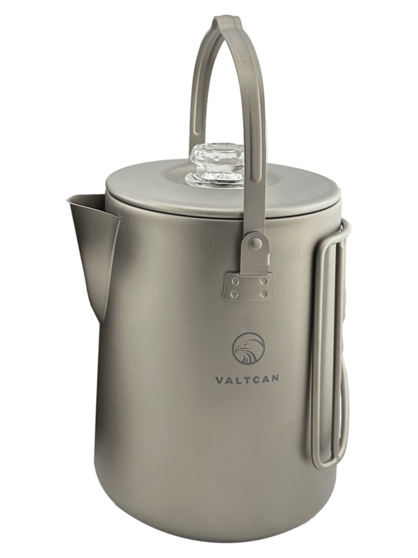 Titanium Coffee Percolator Taste Coffee, Not Metal · 1.5L · 6 Cups · 395g Ultralight - Heroes Rise Coffee Company