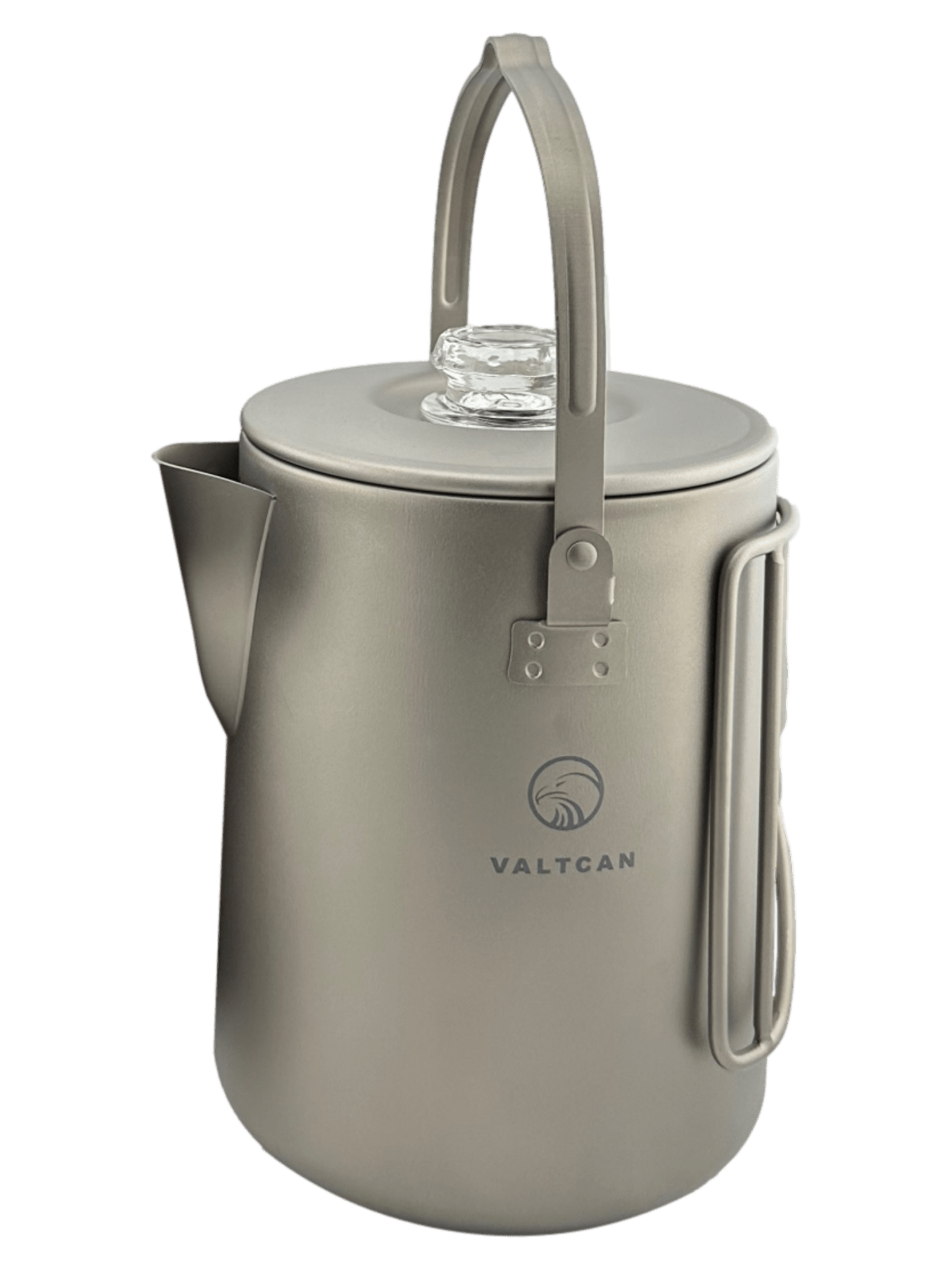 Titanium Coffee Percolator Taste Coffee, Not Metal · 1.5L · 6 Cups · 395g Ultralight - Heroes Rise Coffee Company