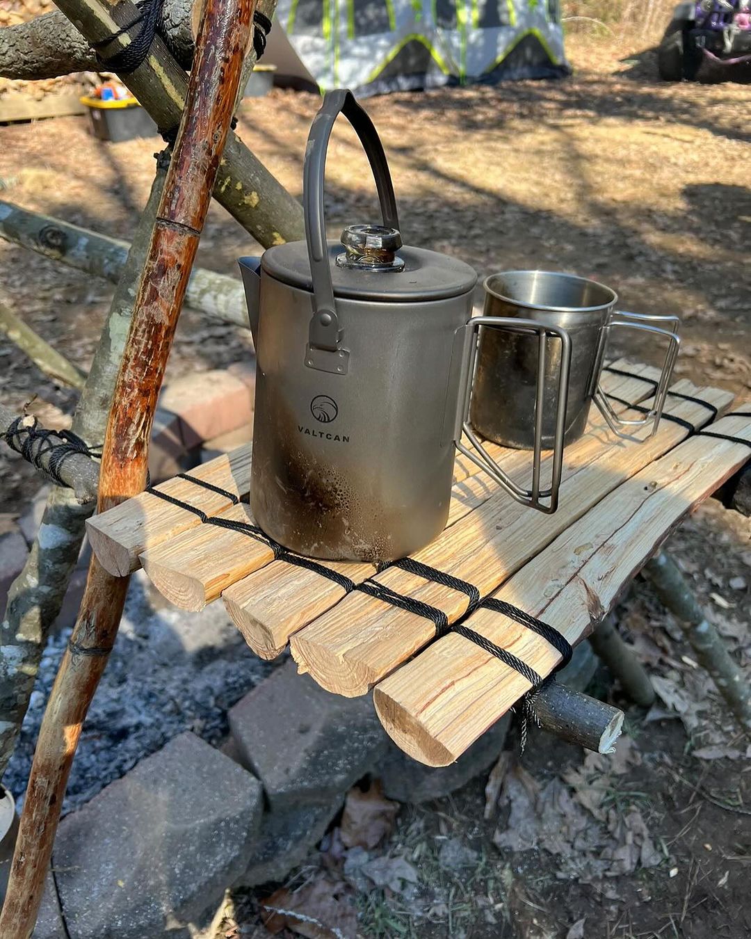 Titanium Coffee Percolator Taste Coffee, Not Metal · 1.5L · 6 Cups · 395g Ultralight - Heroes Rise Coffee Company