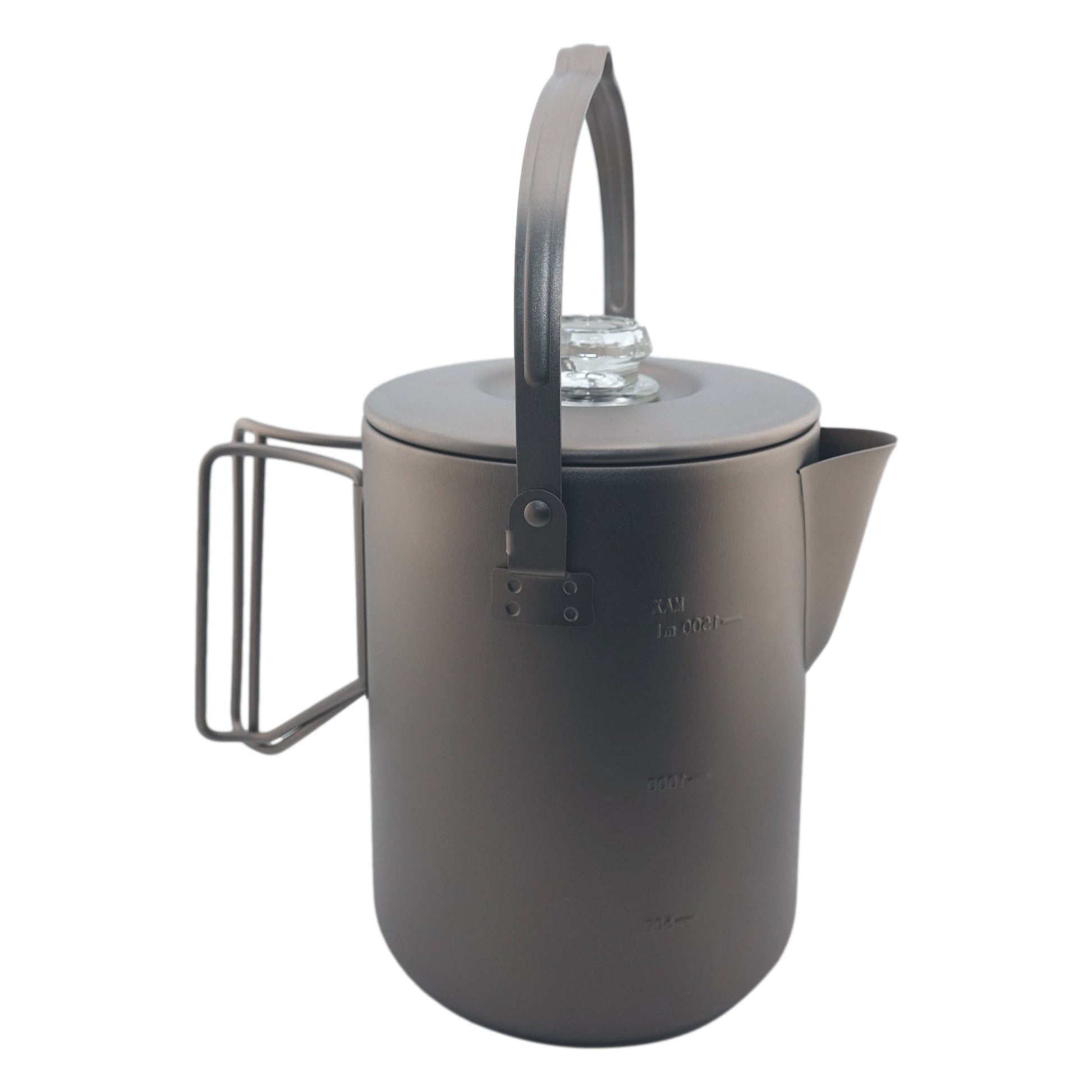 Titanium Coffee Percolator Taste Coffee, Not Metal · 1.5L · 6 Cups · 395g Ultralight - Heroes Rise Coffee Company
